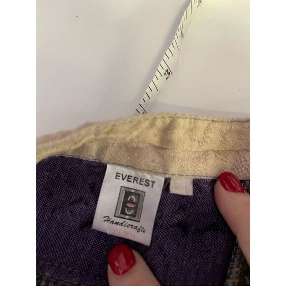 Everest Handicrafts Women's Graphic Plaid Blouse Tops Multicolor Size XL - Picture 3 of 3